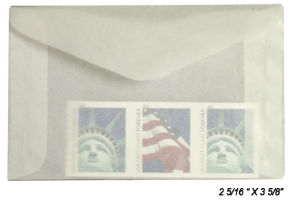 #2 Glassine Envelopes - Qty: 1000