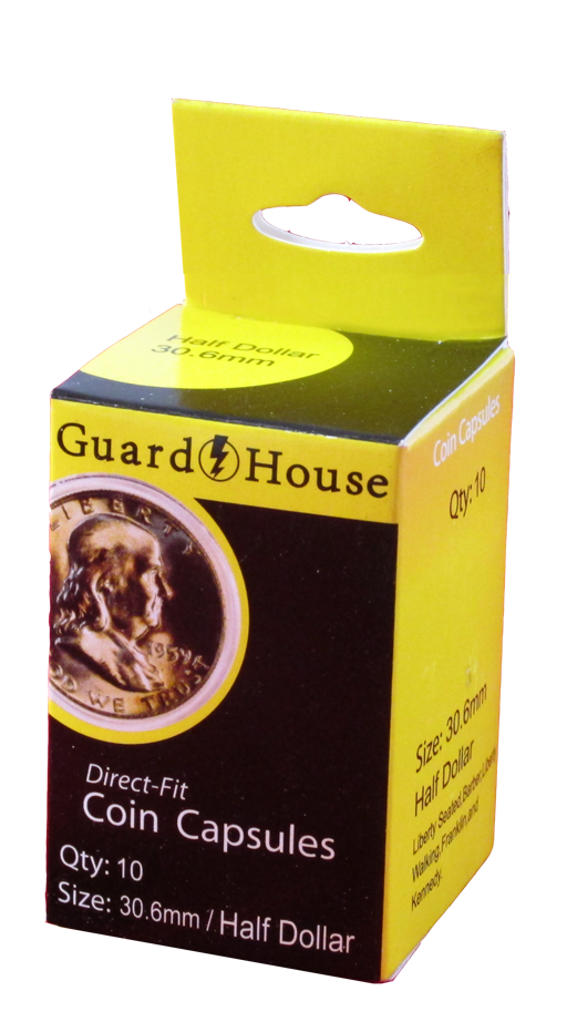Air-Tite Coin Capsule Direct Fit T30 Coin Holder for HALF DOLLARS
