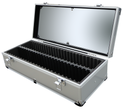 Falcon Series 50 Slab Box - Aluminum - Clear Top