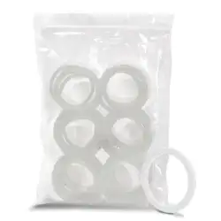Defender Silicone Inserts U.S. $20 Gold - 34 mm Bulk 50 Pack