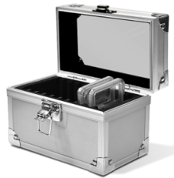 10 Slab Aluminum Box - Clear Top