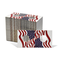 2x2 Paper Coin Holders for Cent / Nickel - American Flag
