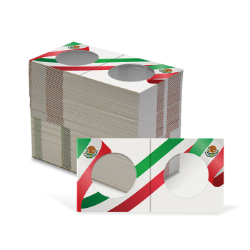 2x2 Paper Coin Holders for Half/Small Dollar/Quarter - Mexican Flag