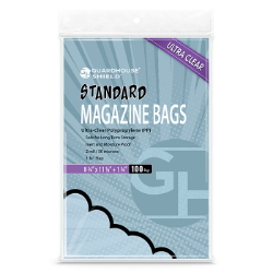 Shield Bag for Standard Magazines - 8 3/4 x 11 1/8 + 1 3/4 flap