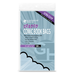Shield Resealable Bag for Graded Comic Books - 9x14