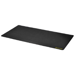 Desk Mat with Stitched Edges - 14 x 24 (Black)