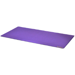 Desk Mat with Stitched Edges - 15.75 x 31.5 (Royal Purple)