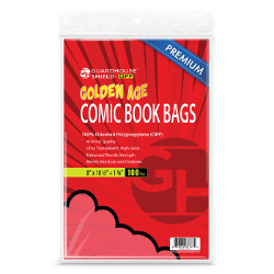 Shield OPP - Golden Comic Book Bags - Premium OPP Comic Bags