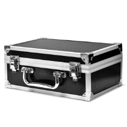 Falcon Series 30 Slab Box - Front Handle - Diamond Pattern / Black