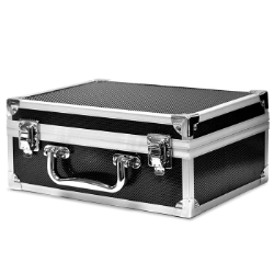 Falcon Series 36 Slab Box - Front Handle  - Diamond Pattern / Black