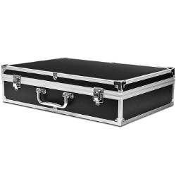Falcon Series 100 Slab Box  - Front Handle  - Black Pleather