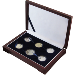 Guardhouse Wood Display Box - GH-W1300 - Direct Fit Mint or Proof Set Cent- Sm $ (5S,1M)