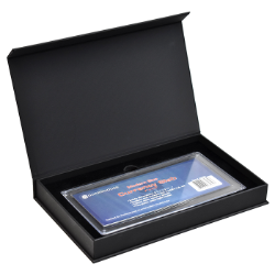 Magnetic Lid Display Box - Holds Guardhouse Currency Slab - Black