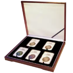 Universal Wood Display Box - 5 Slabs