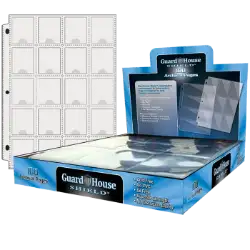 Guardhouse Shield Thumb Cut 20 Pocket (100 pack) Polypropylene Pages