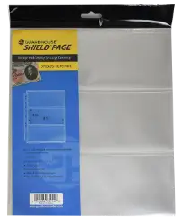 Guardhouse Shield 3 Pocket Archival (10 pack) Polypropylene Pages