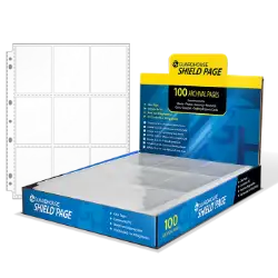 Guardhouse Shield 9 Pocket (100 pack) Polypropylene Pages
