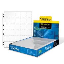 Guardhouse Shield Thumb Cut 30 Pocket (100 pack) Polypropylene Pages