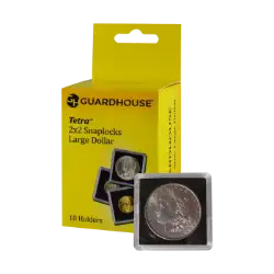Large Dollar 2x2 Tetra Snaplock Coin Holder - 10 per pack