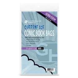 Shield Bag for Thicker Current Comic Books (Wide Size) - 7 x 10 1/2