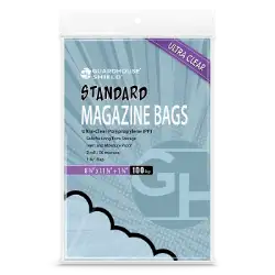Shield Bag for Standard Magazines - 8 3/4 x 11 1/8 + 1 3/4 flap