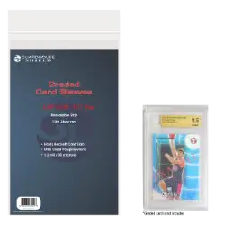 Shield Resealable Sleeve for SGC and Beckett Slabs (.03mm)