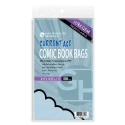 Shield Resealable Bag for Current Comic Books  - 6 7/8 x 10 1/2