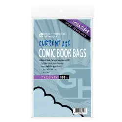 Shield Resealable Bag for Current Comic Books (Wide Size)  7 x 10.5"