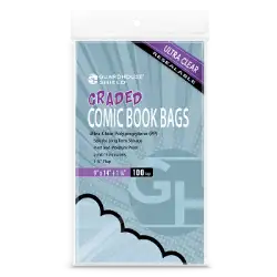Shield Resealable Bag for Graded Comic Books - 9x14