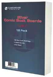 Silver Comic Book Backing Boards (7 x 10 1/2) - 100 Pack