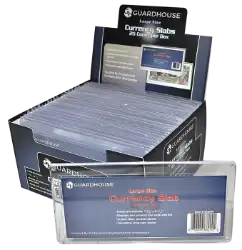 Paper Money Slab for Large-Sized U.S. Currency - Currency Holder