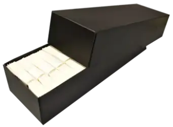 Glassine Storage #3 Box - 14 x 4 5/8x2 3/4 - Holds 2 1/2 x 4 1/4  Glassines