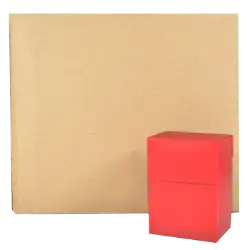 Bulk Flip-top Card Box - Red