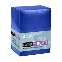 Flip-top Card Box - Blue