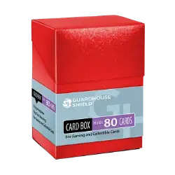 Flip-top Card Box - Red