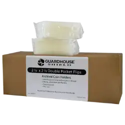 2.5x2.5 Shield Coin Flip - Polypropylene Bulk/1000 Pack
