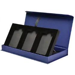 Magnetic Lid 3 Slab Box With Easel