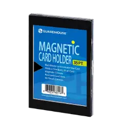 1 Card Magnetic Card Holder - Black Borders