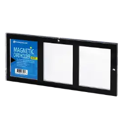 3 Card Magnetic Card Holder - Black Borders