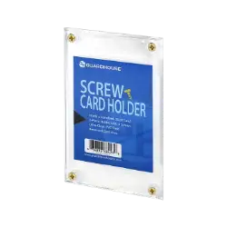 Screw Card Holders - Recessed 1/4"