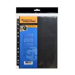 3 Pocket Double-Sided Pages for Large-Sized Currency - 10 Pack