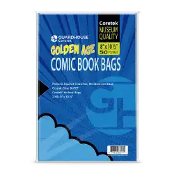 Coretek Comic Book Bag (2mil BoPET) - Golden