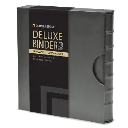 Cornerstone Regular Capacity 3 D-Ring Binder & Slip Case (Gray)