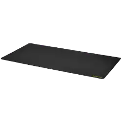 Desk Mat with Stitched Edges - 15.75 x 31.5 (Black)