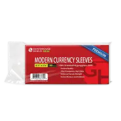 Shield OPP - Modern Currency Sleeves - Premium OPP Currency Sleeves
