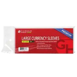 Shield OPP - Large Currency Sleeves - Premium OPP Currency Sleeves
