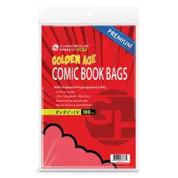 Shield OPP - Golden Comic Book Bags - Premium OPP Comic Bags