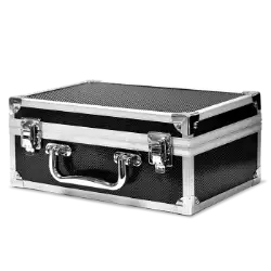 Falcon Series 30 Slab Box - Front Handle - Diamond Pattern / Black