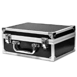 Falcon Series 36 Slab Box - Front Handle  - Diamond Pattern / Black