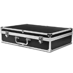 Falcon Series 100 Slab Box  - Front Handle  - Black Pleather